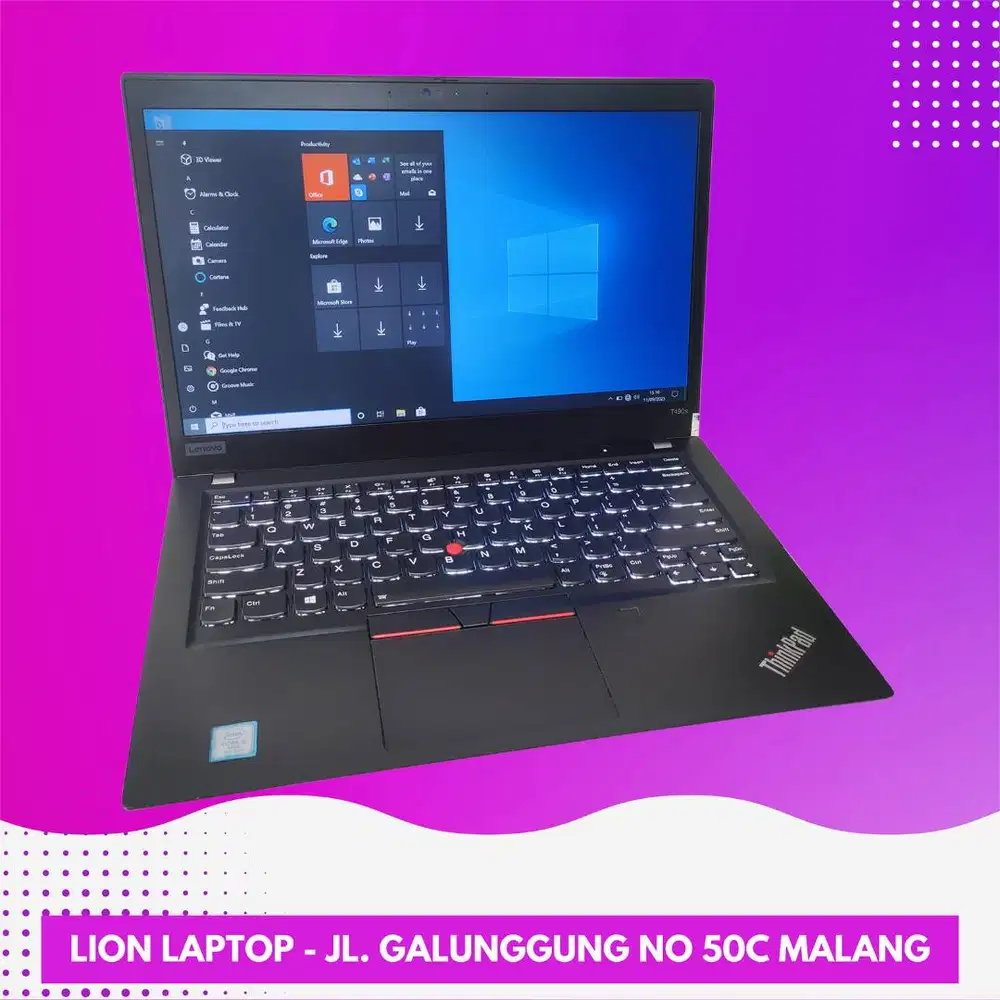 RAM 16GB SSD 512GB Core i5 Slim Lenovo Thinkpad T490s [09|12]