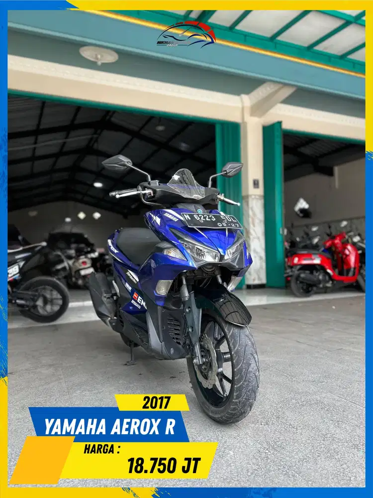 YAMAHA AEROX R 2017 MONGGO GAS POLL HIKMAH MOTOR KEPUH