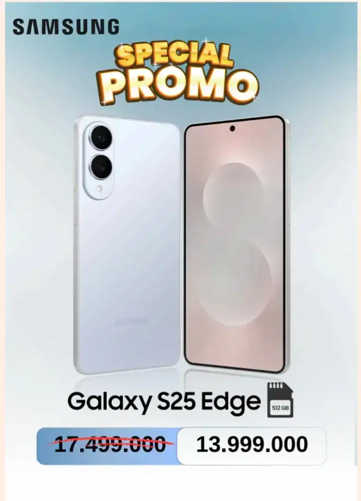 SPESIAL PROMO SAMSUNG S25 EDGE 12/512