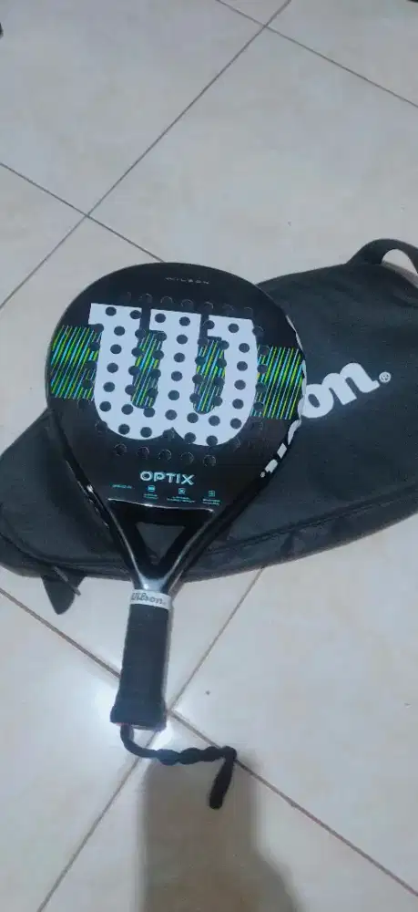Raket Padel Wilson OPTIX VI  black padel 2