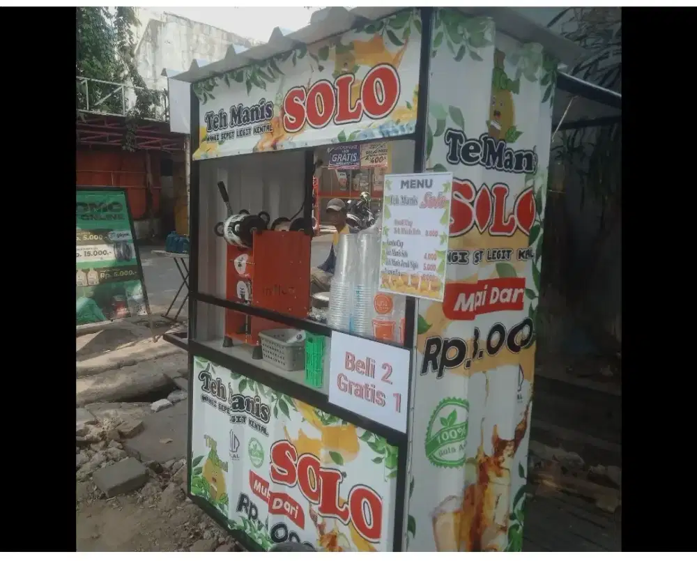 Dijual grobak teh solo