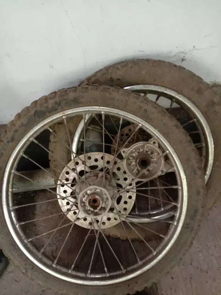 velg kawasaki klx original