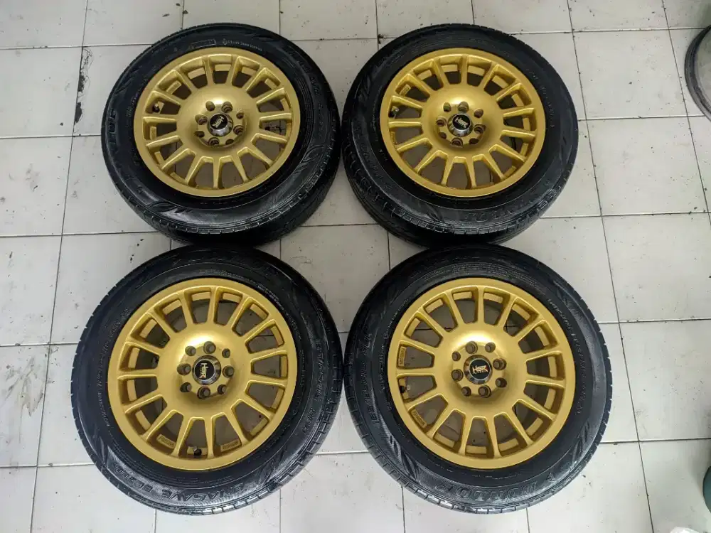 R15 HSR takasaki L6,5 Et40 4x100_114+Ban Dunlop Enasave
