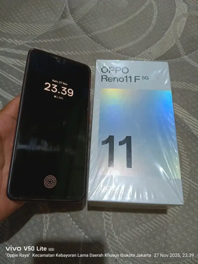Oppo reno 11F 5G fullset 8/256