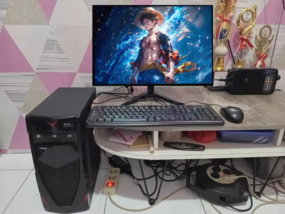PC GAMING DESIGN LIVE + LCD + RAM 8 GB + VGA 1 GB + HD 500 GB + GAMES