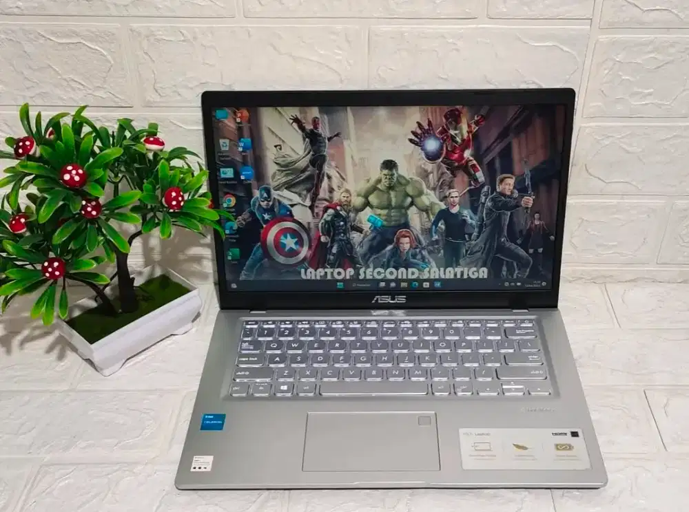 Laptop Asus Vivobook A416K- N4500 Ram 4GB ssd 256GB  keybor nyala
