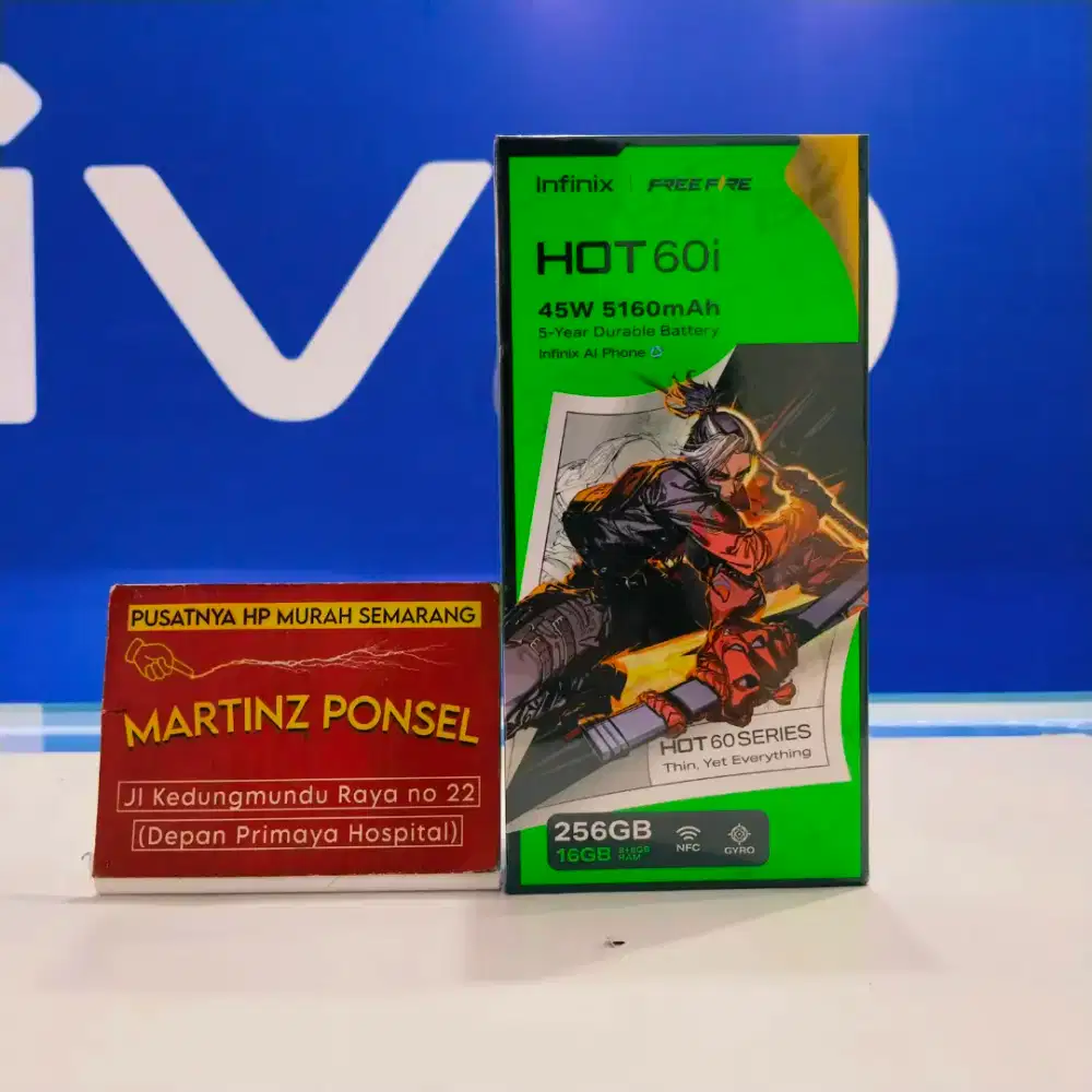 Infinix hot 60i 8/256 new