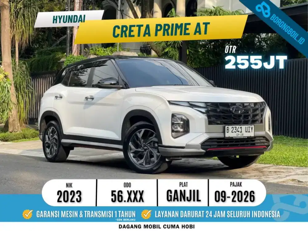 Hyundai Creta Prime AT 2023 Putih Twotone