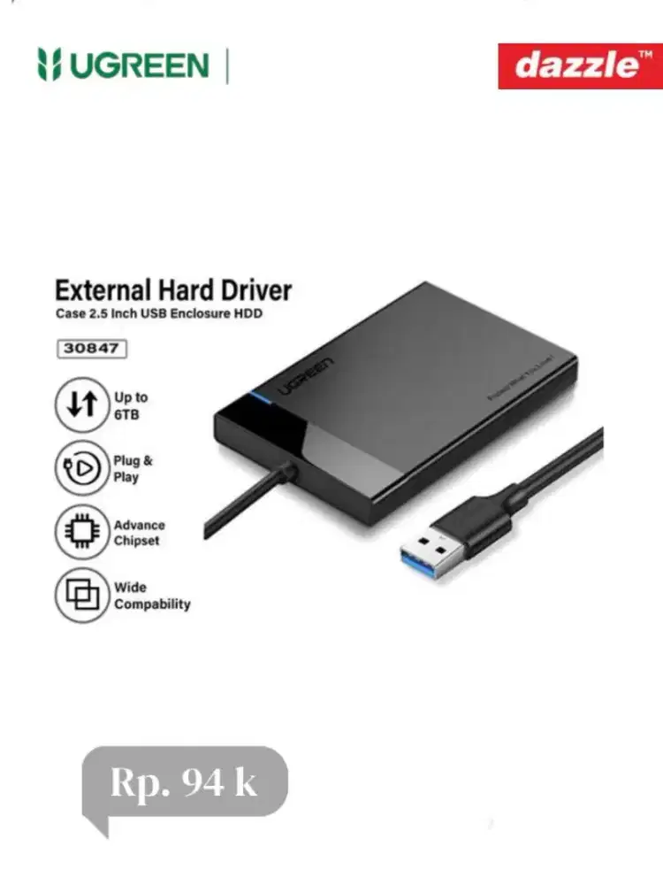 Ugreen enclosure case HDD USB-A