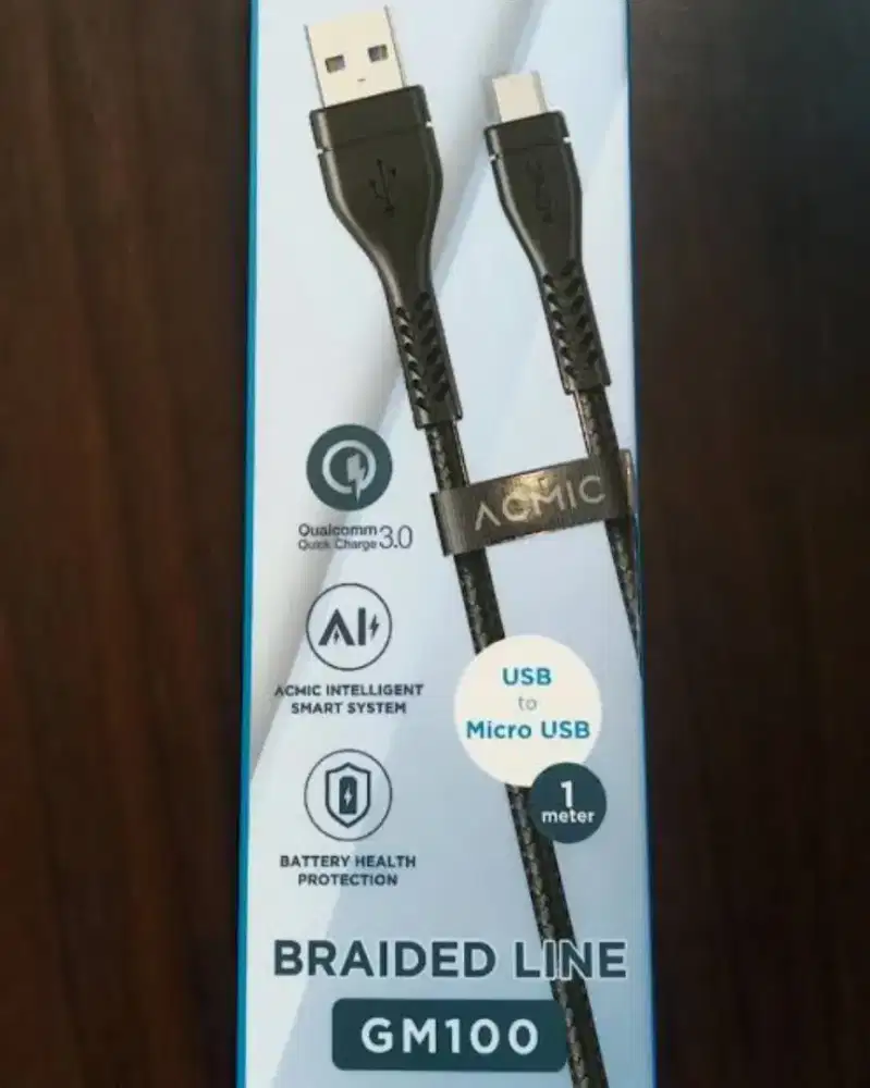 ACMIC GM100 Braided Line Kabel Data Fast Charging