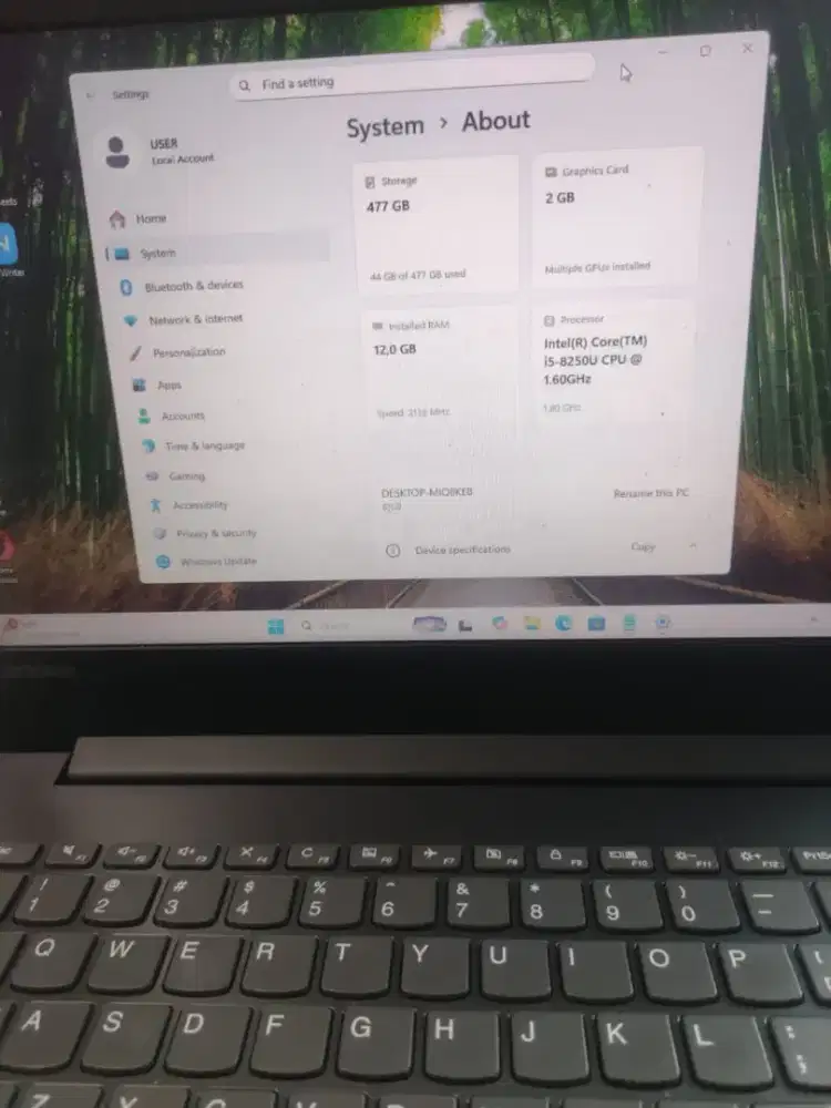 Ideapad 330 I5 8250u - RAM 12Gb - Hardisk SSD 500Gb