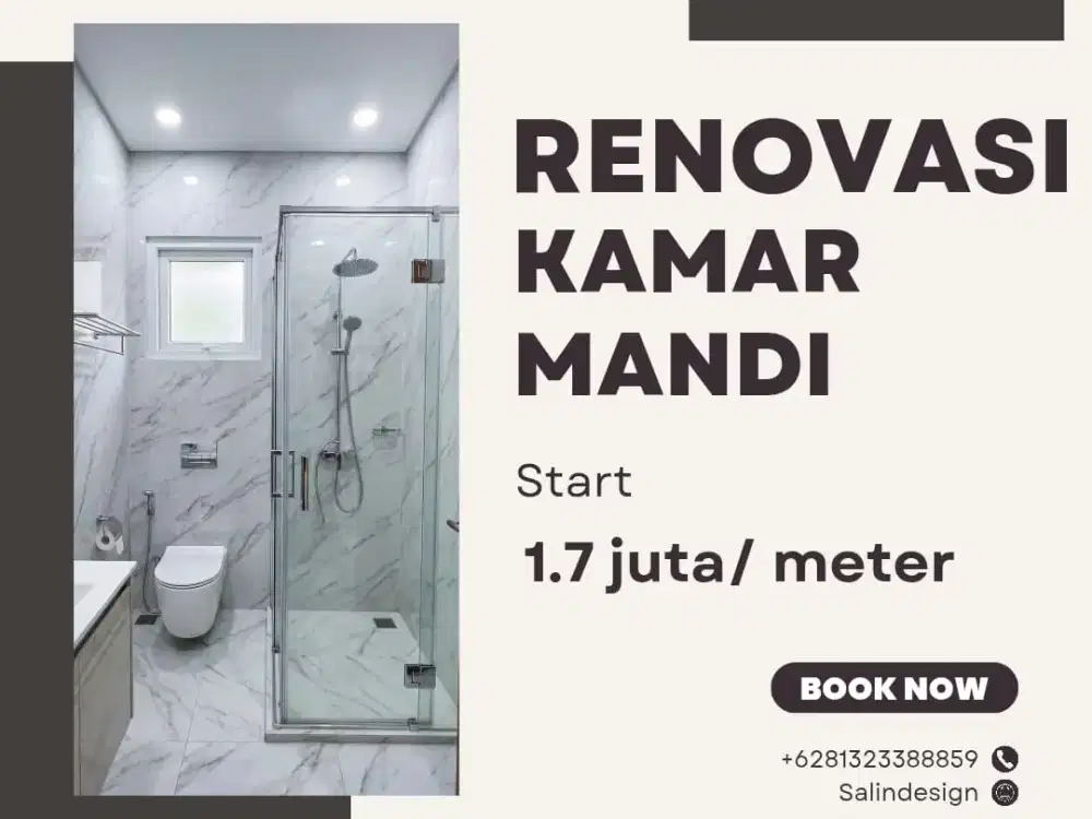 Jasa Interior Toilet & Bathroom – Finishing Halus • Bergaransi