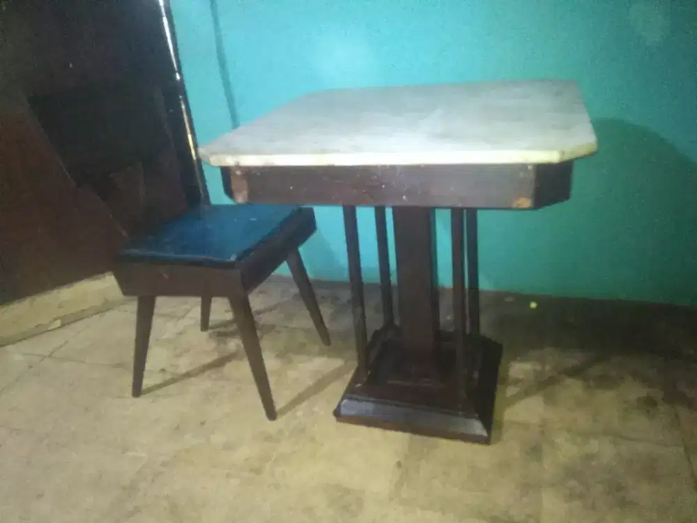 Meja jati marmerantik Dari jaman dulu VOC