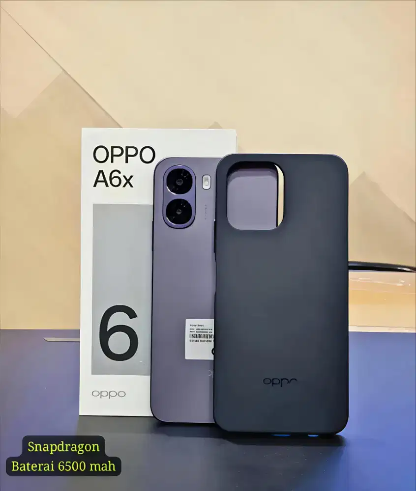 New oppo A6x 4+4/64  Baru garansi resmi