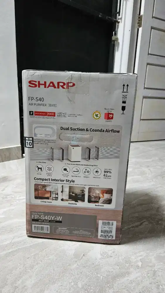 SHARP Air Purifier FP S40. BARU & Bergaransi
