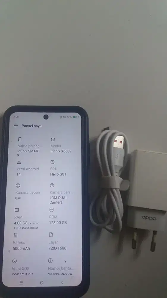 INFINIX SMART 9 YG RAM 4+4/128 FULLDUS DLL