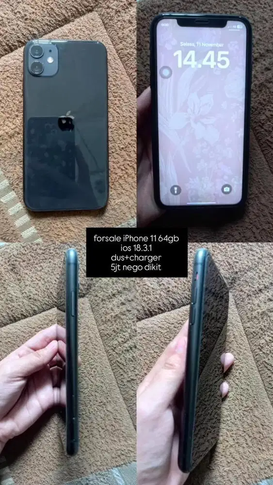 jual cepat hp iphone 11 64gb