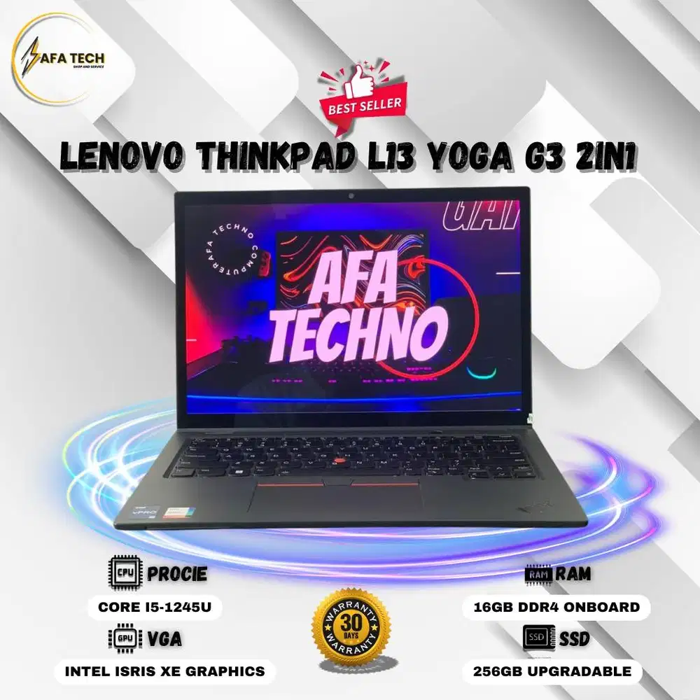 Lenovo Thinkpad L13 Yoga Gen 3 2in1 Touchscreen Intel Core I5 GEN 12