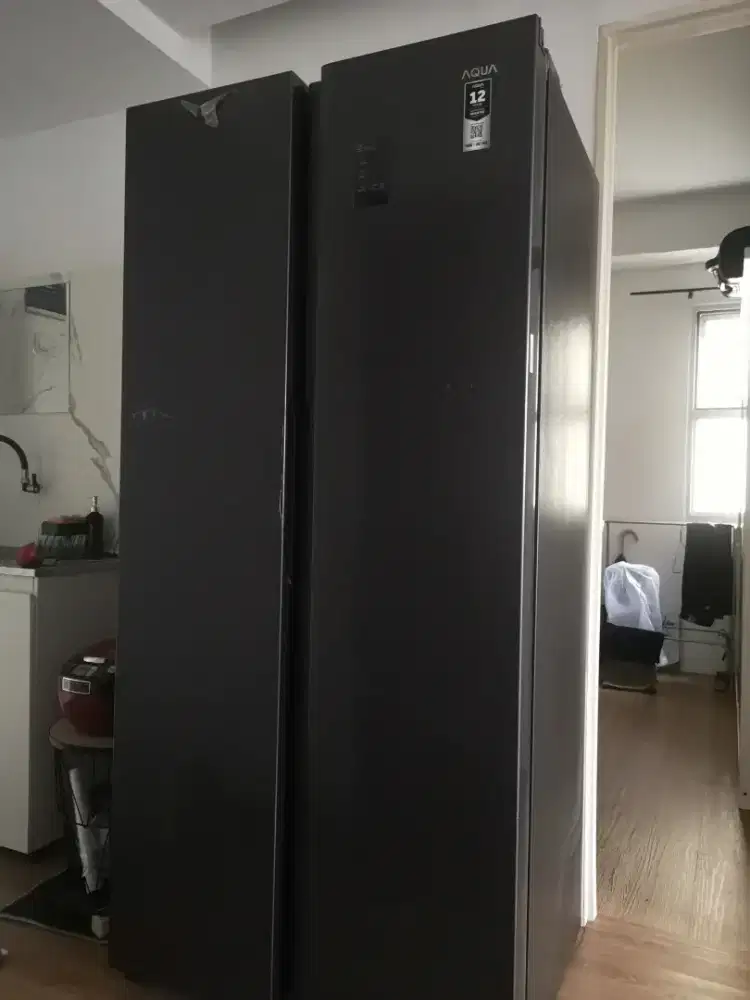 Kulkas Twin inverter Aqua 480L