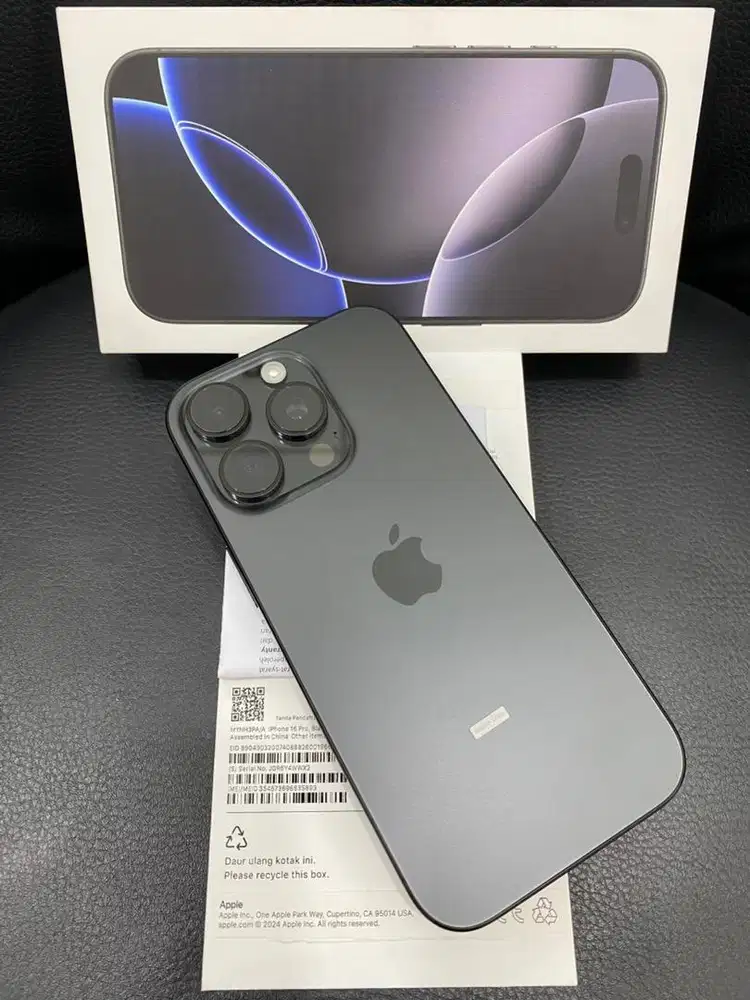 Iphone 16 Pro , Black Titanium , 256GB IBox