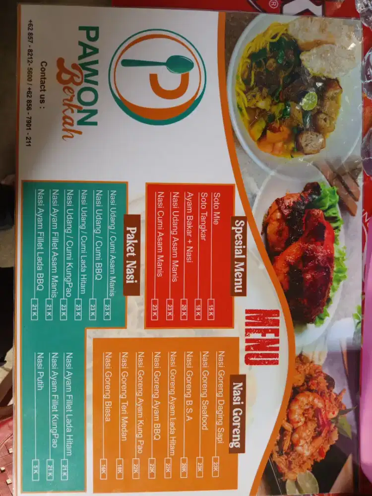 Loker nasi goreng chaines, ayam bakar dan soto