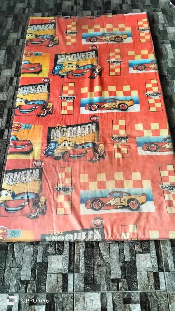 Kasur Lipat Motif Gambar Mobil