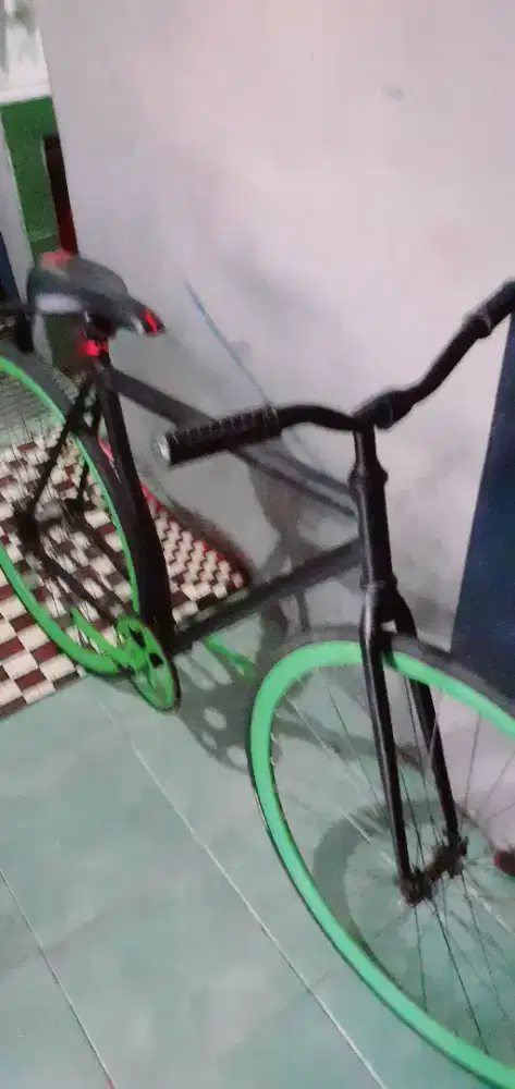 sepeda fixie siap gowes kondisi mulus
