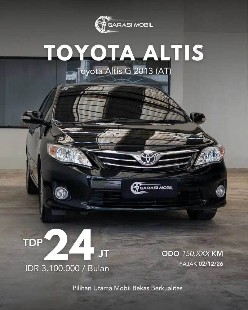 Toyota Altis G 2013 (AT)