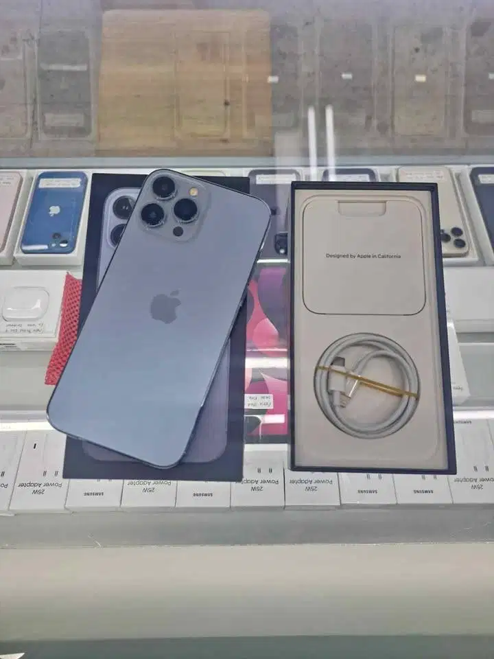 Second IPhone 13 Pro Max 256GB Sierra Blue Ex IBOX Mulus Fullset