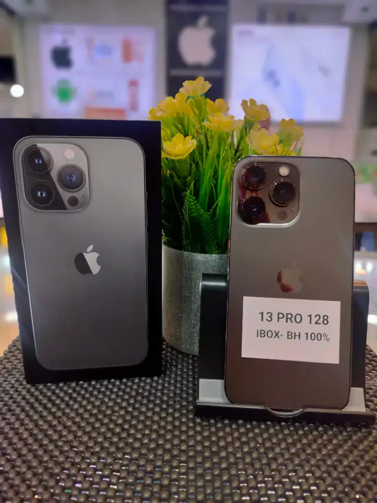 iPhone 13 pro 128gb iBox bh 100% mulus lengkap