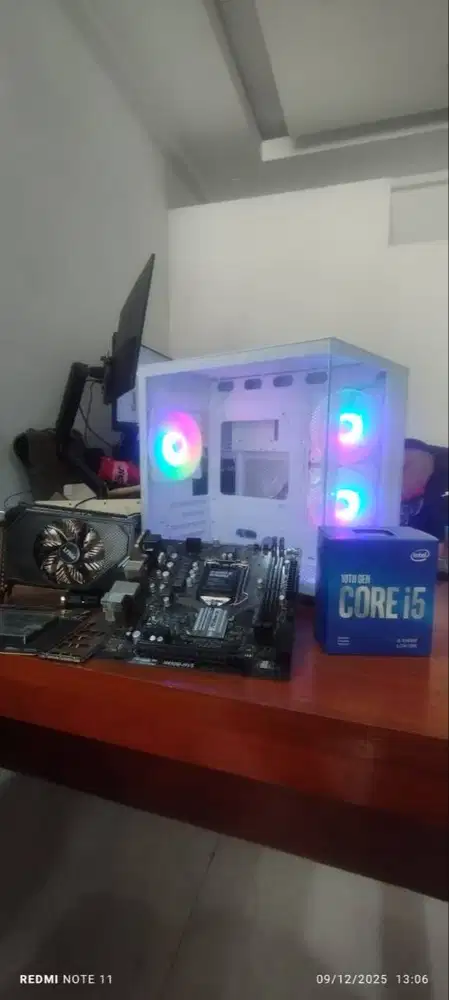 PC Intel gen 10 i5 10400F RTX 3050 6GB RAM 16GB