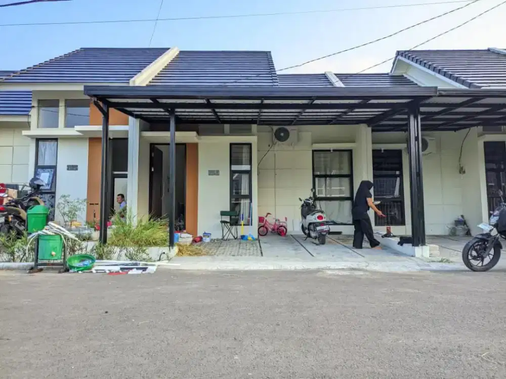 Pasang kanopi baja ringan sedang promo