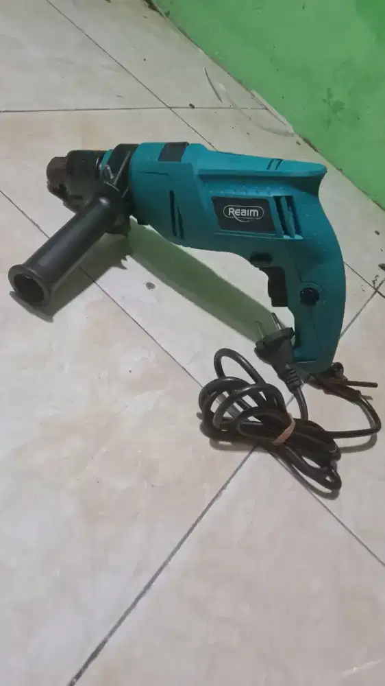 Jual Bor Listrik Merk Reaim 900 watt 450rpm Impact drill