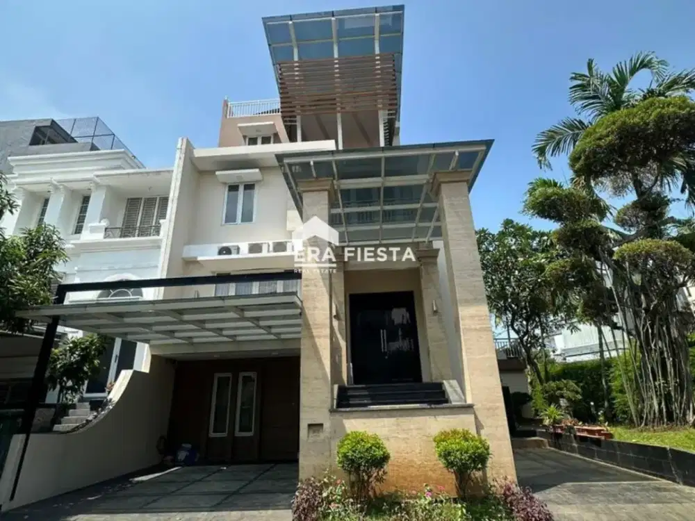 Dijual Cepat Rumah Akasia Bukit Golf Mediterania PIK Posisi Hoek Full Furnished