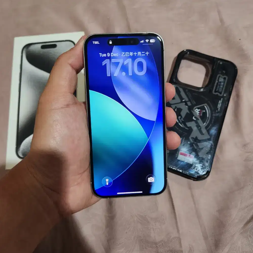 IPhone 15 Pro 128GB White Titanium IBox Second Super Mulus