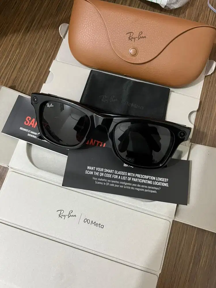 Rayban Meta / Ray Ben Meta Wayfarer Shiny Black