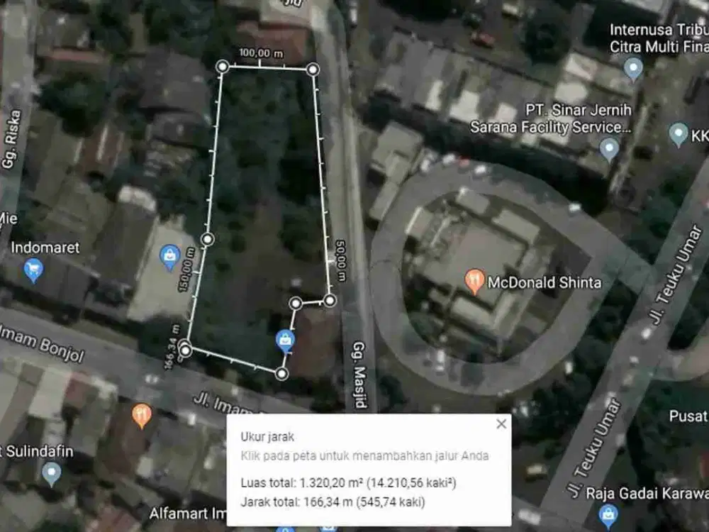 Dijual Kavling/ tanah kosong karawaci tangerang