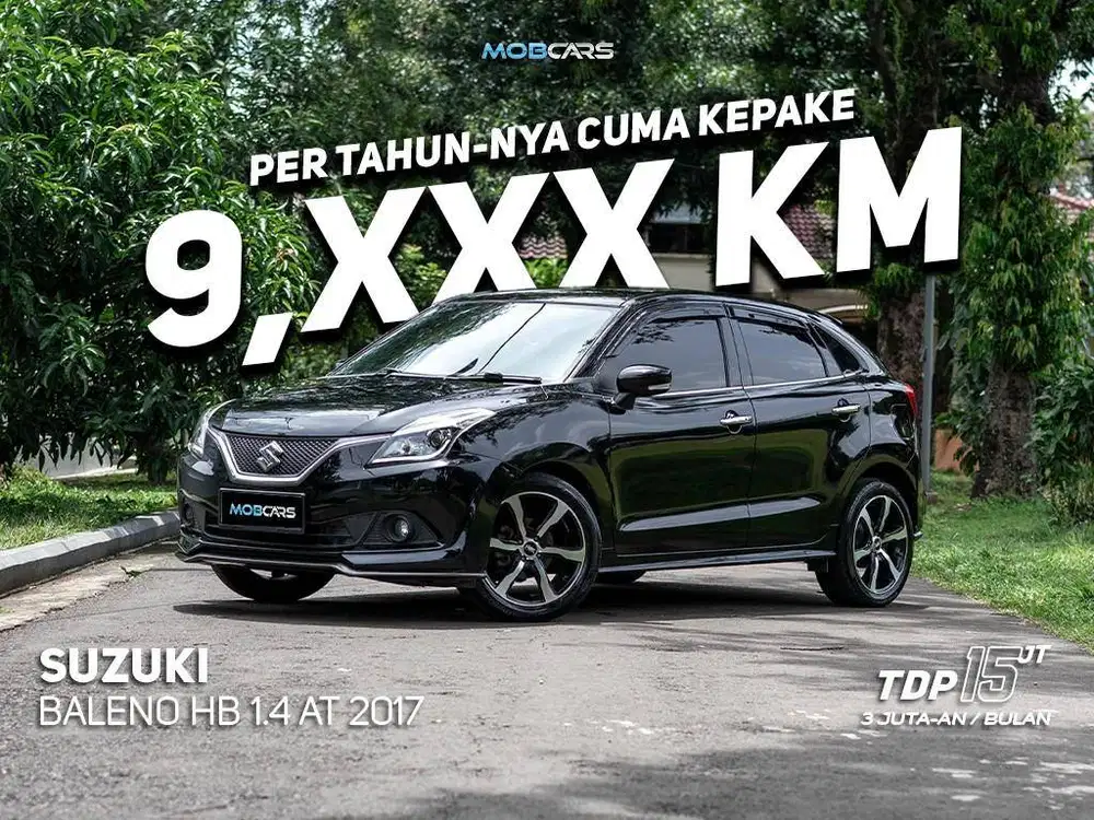 GARANSI MESIN ANGSURAN 3 JT!! BALENO HB 1.4 AT 2017 MOBCARS