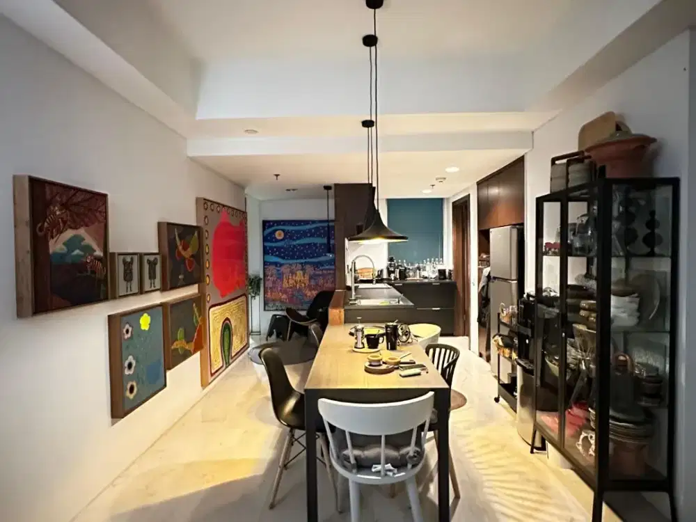 Dijual 2BR Kemang Village Furnished Lantai Rendah