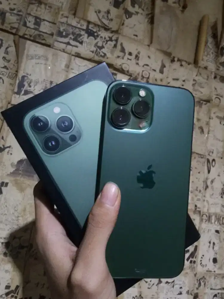 Iphone 13promax 128gb ex ibox warna green