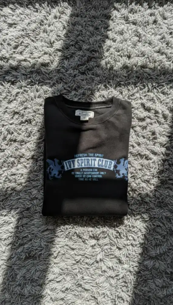 Crewneck pria casual