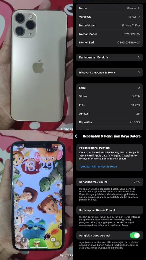 Iphone 11 Pro internal 256