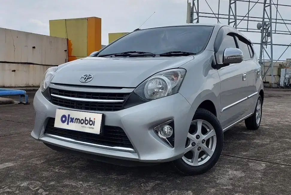 TDP 4,JT Toyota Agya 1.0 G Bensin-AT Silver 2014