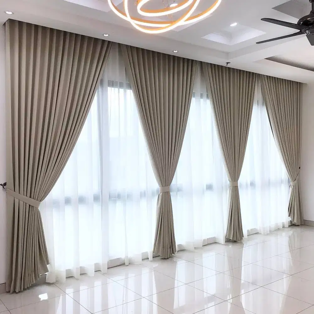 Supplier Tirai Gorden Jendela Gordyn Mewah Hordeng Model Terbaru Murah