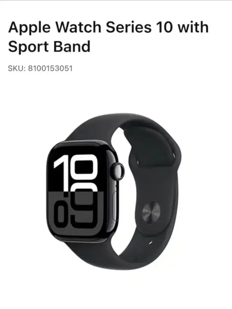 Apple watch series 10 with sport band