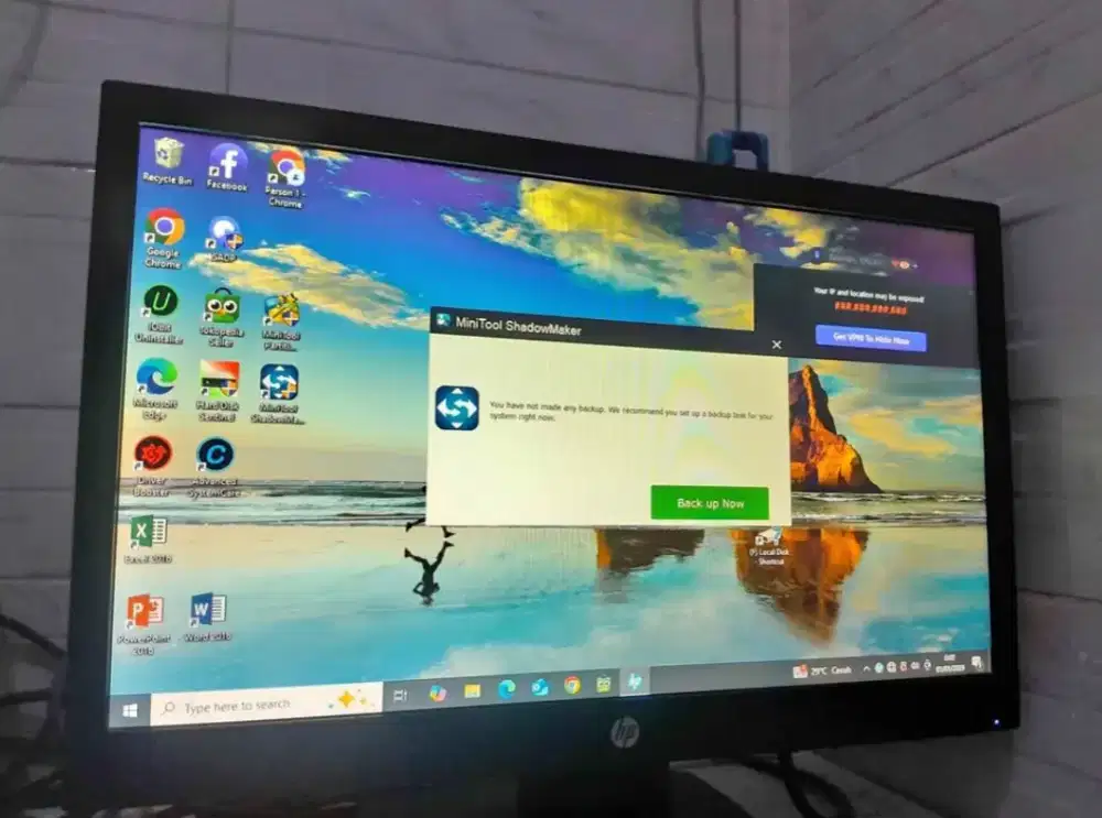 Monitor PC HP 19,5 Inch Second