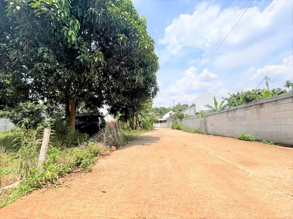 Tanah Kavling 3 Menit Jl.Raya Pondok Petir, Bisa Cicil Tanpa Bunga