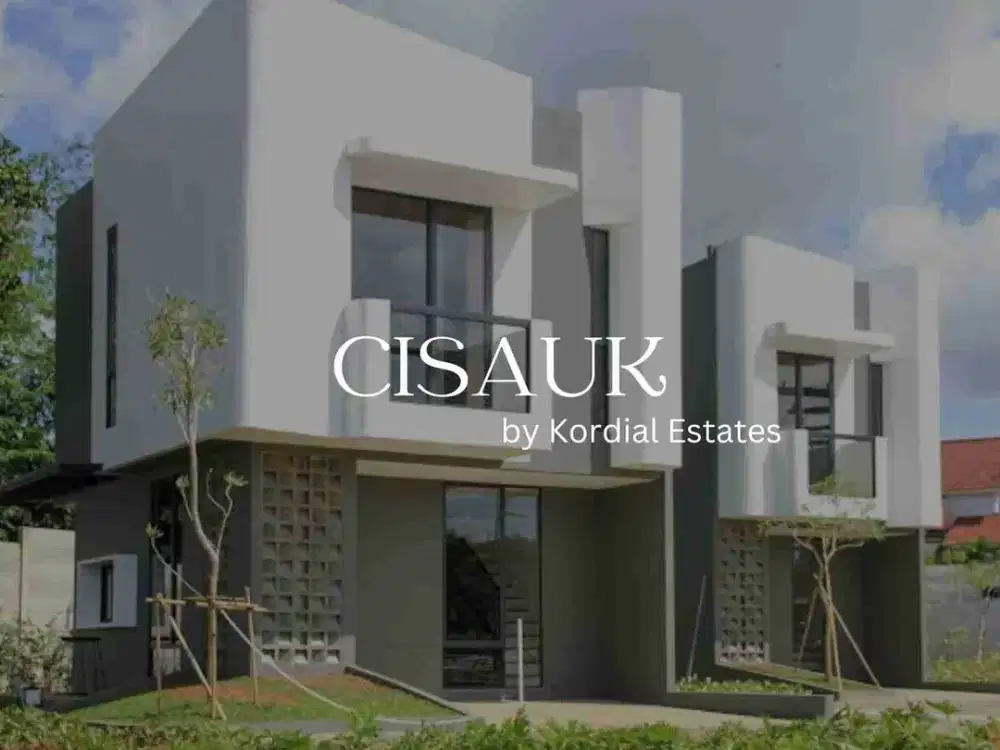 RUMAH CISAUK 2KT 2KM 2LT KONSEP TOD BISA JALAN KAKI KE STASIUN CICAYUR DEKAT DENGAN ICE BSD