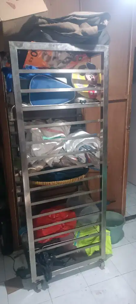 Rak susun kue stanles asli