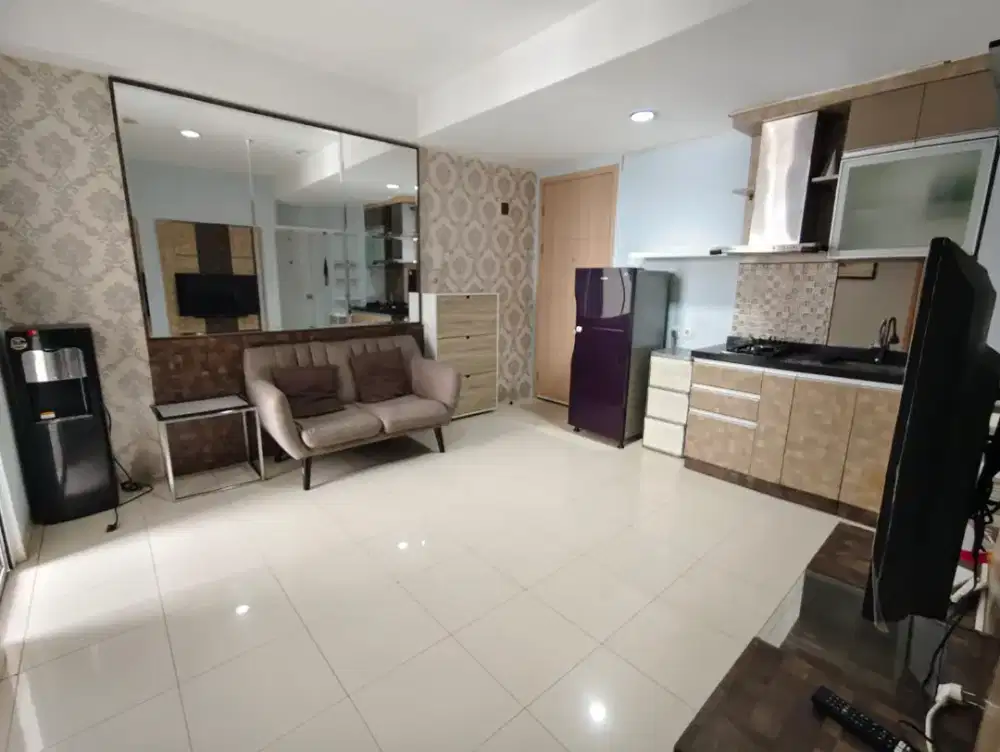 Disewakan apt bassura 6 bln 2 BR furnish di tower B view Pool